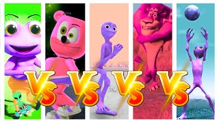 Wrong Color Dame Tu Cosita vs Gummy Bear vs El Baile Del Sapito vs Alex Lion! | ALIEN SPACE