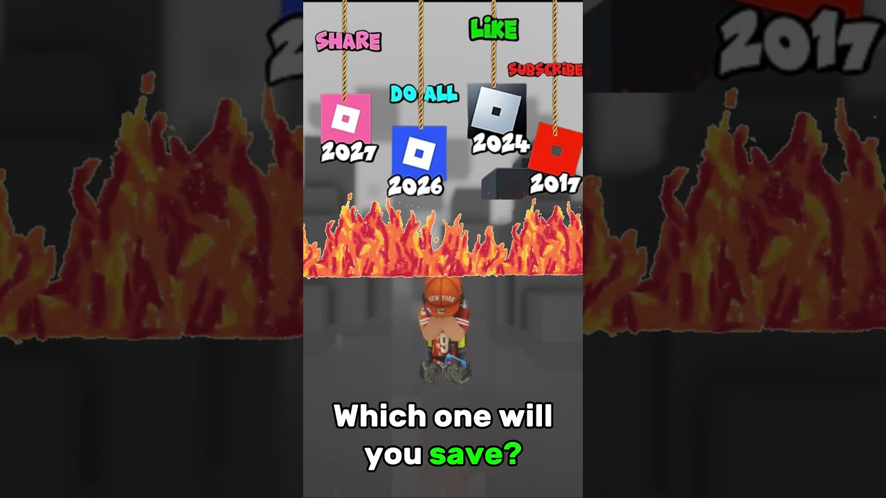 Which one will you save? Old vs Future Roblox logo?! 👀| #robloxshorts
