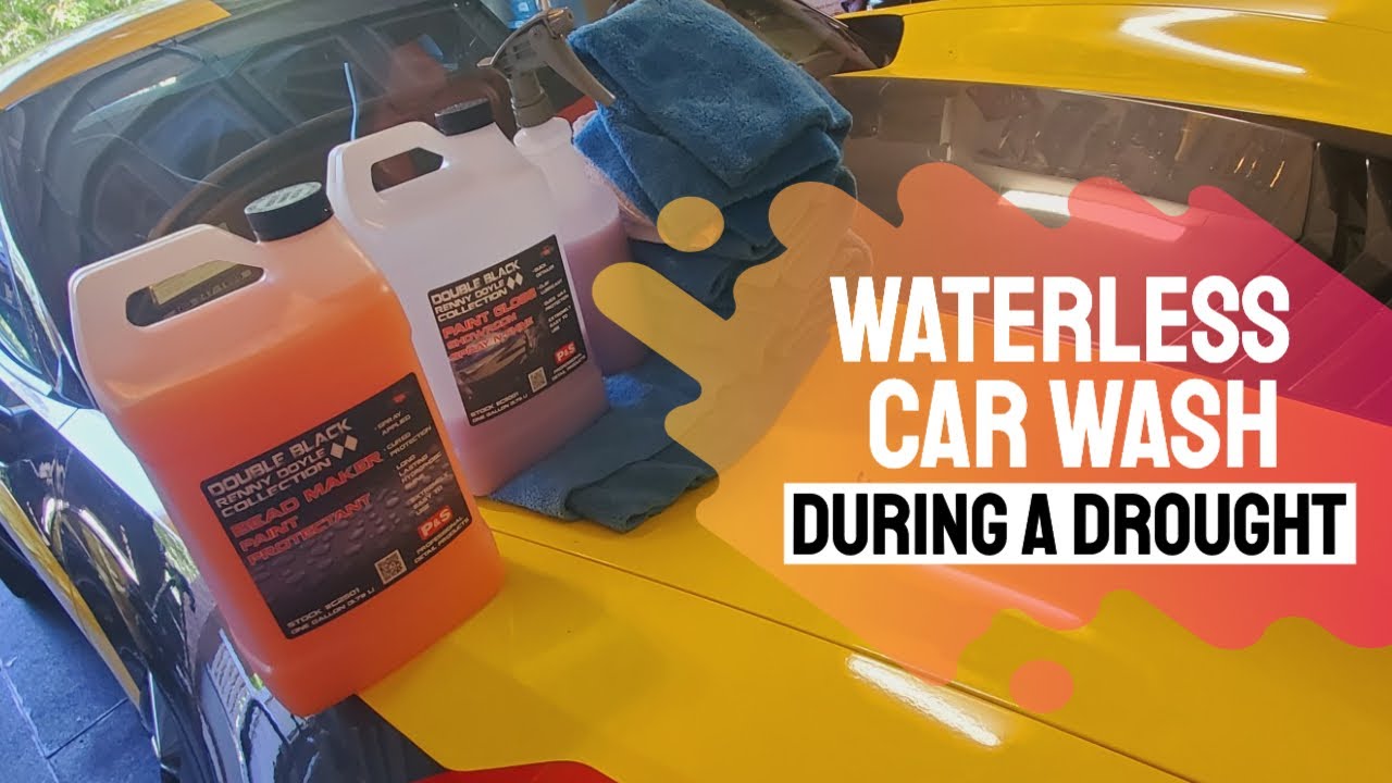 Waterless Car Wash During a Drought How To Wash Your Car with 1.5qz
