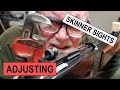 Adjusting skinner sights on a lever action winchester miroku 1886 4570