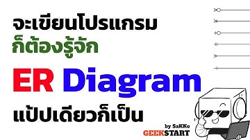 ใช้กระดาษสอน ER Diagram อ่านยังไง เขียนยังไง คำศัพท์พื้นฐานมีอะไรบ้าง