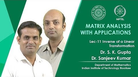 Inverse of a Linear Transformation