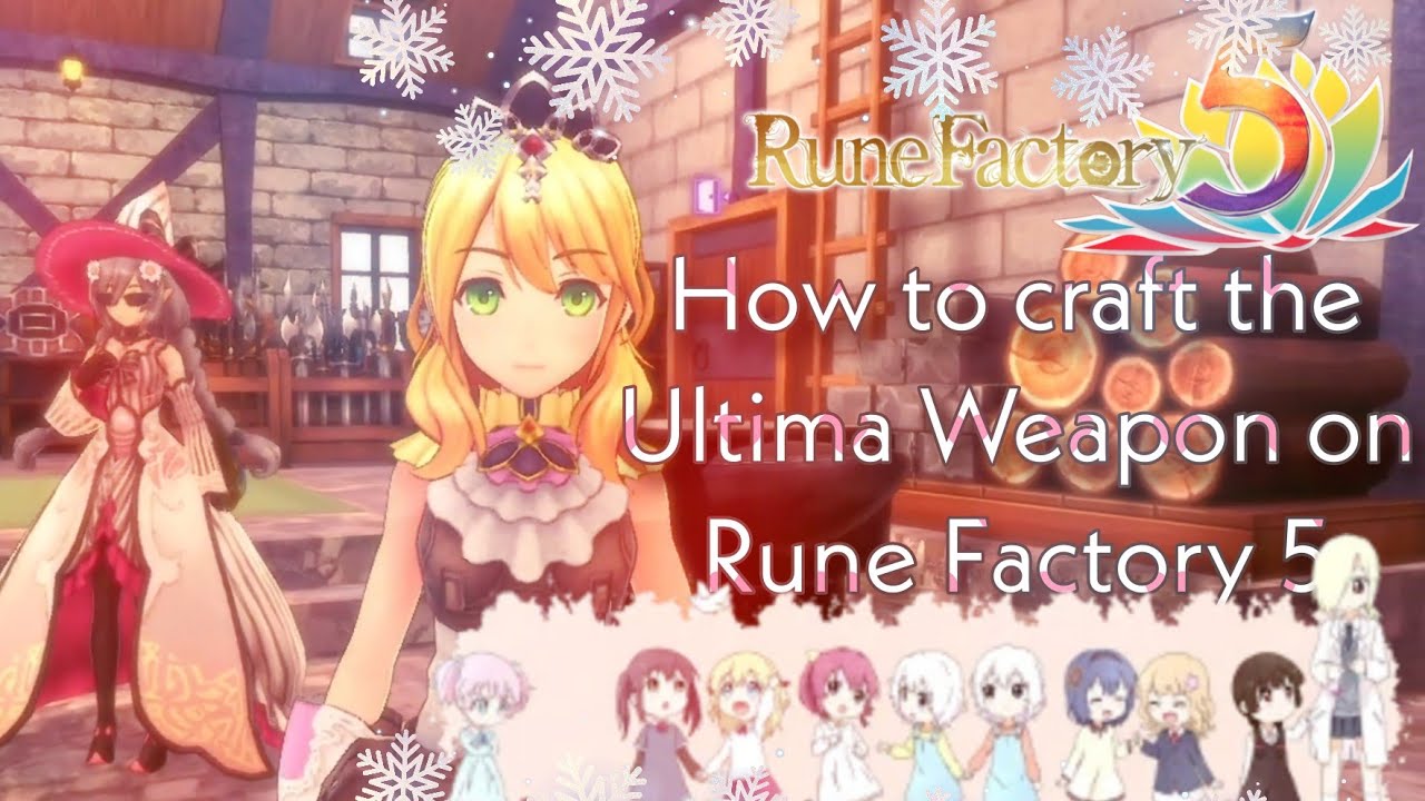 [Tips&Trick] How to make Ultima Weapon | Rune Factory 5 - YouTube