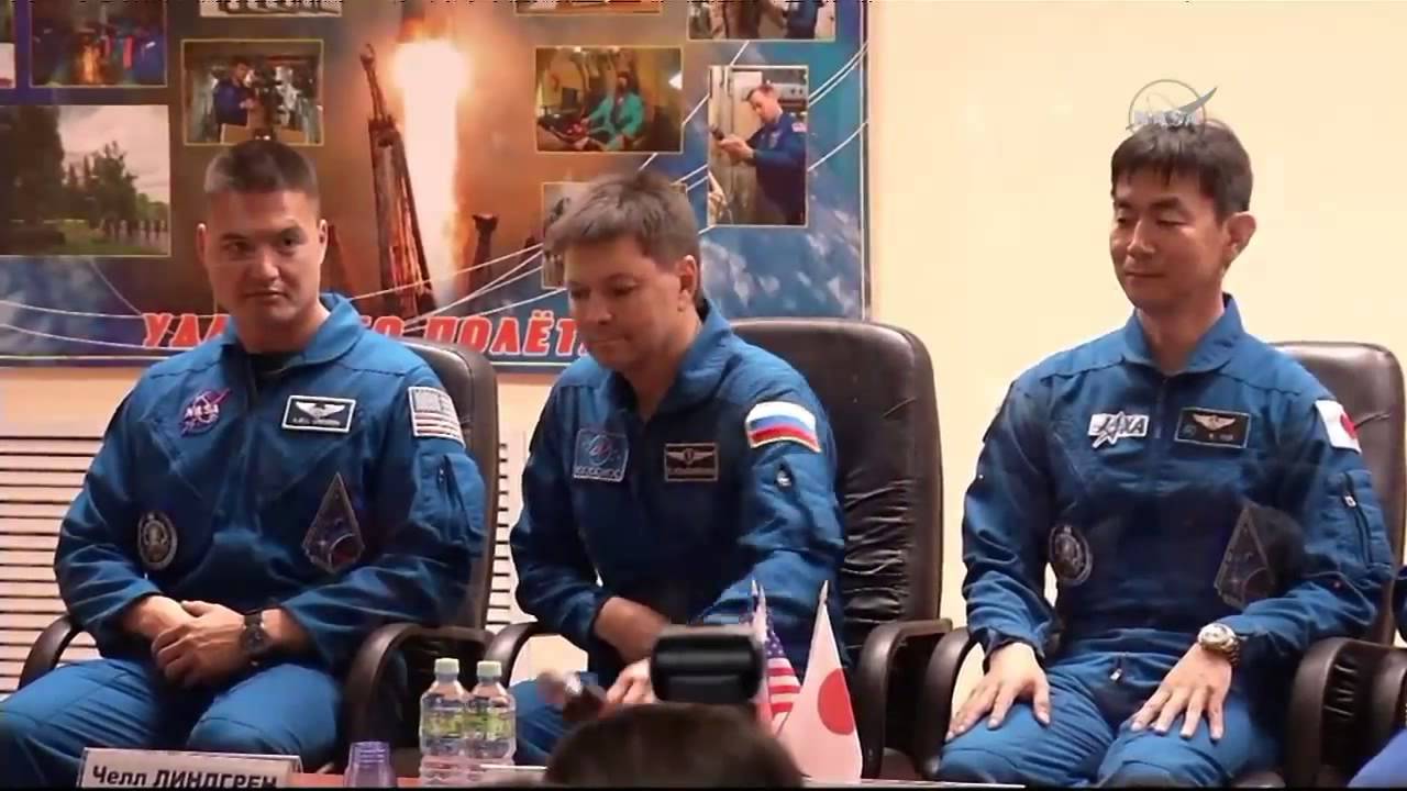 ISS Expedition 44 Soyuz TMA-17M Pre-Launch Crew News Conference
