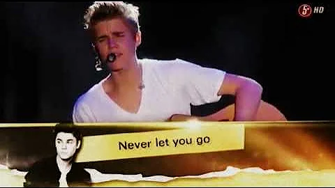 Justin Bieber - Never let you go acoustic in Mexico 2012