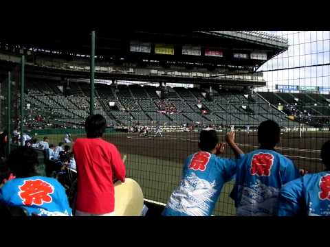 新居浜東高校 ﾏｽﾀｰｽﾞ甲子園 町青年団の応援 2012/11/10