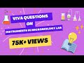 Viva Questions on instruments in Microbiology lab