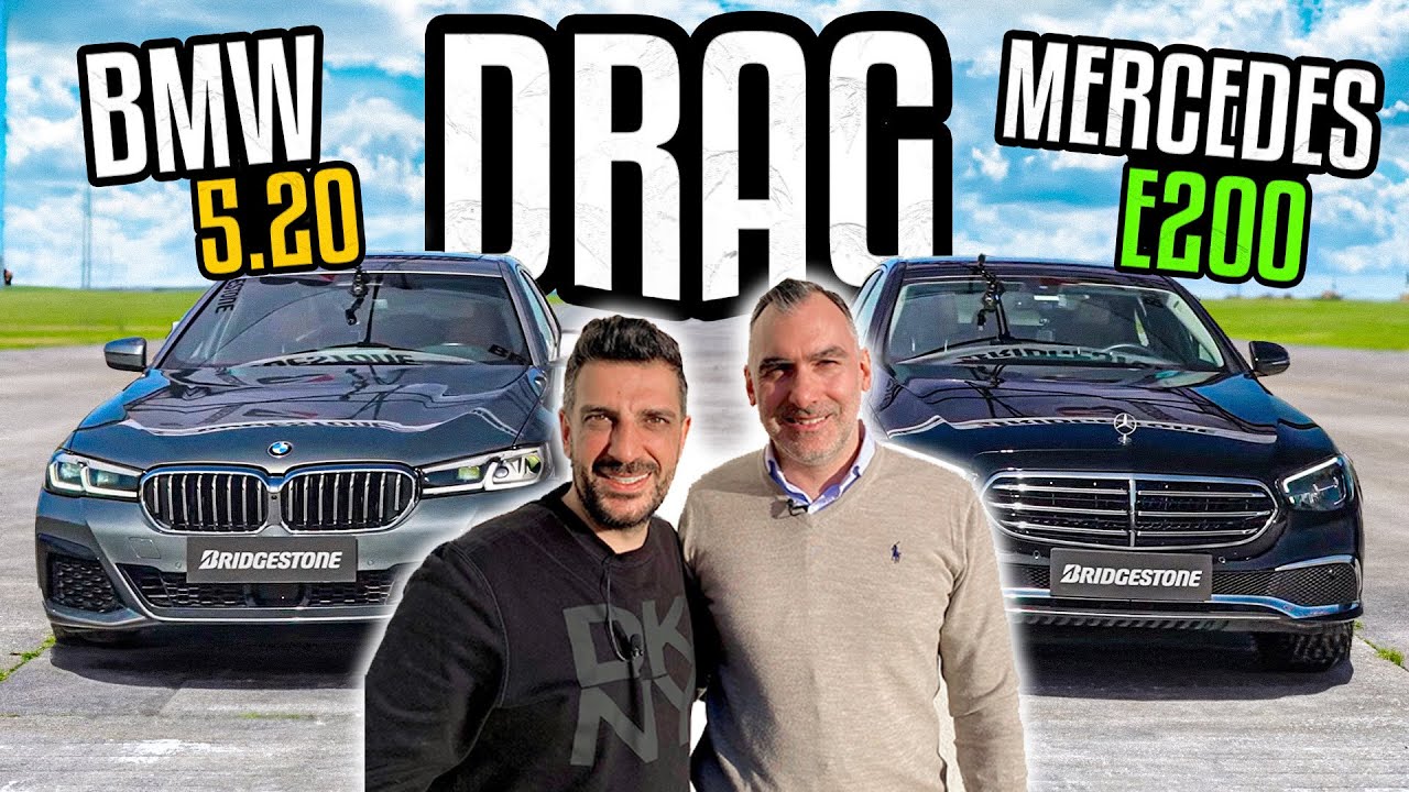 BMW 520 vs Mercedes E200 Drag Yarışı!  | w/Ferhat Albayrak
