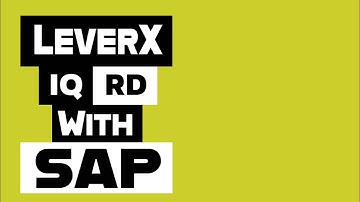 LeverX IQ – Recipe Development (RD) Content for Food and Beverage Industries within SAP