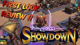 FORCED SHOWDOWN | First Look Review!!