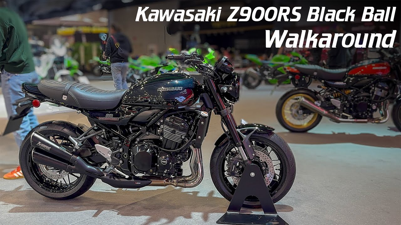 Kawasaki Z900RS Black Ball | Walkaround - YouTube