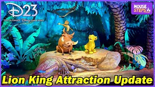 The Lion King Land Models at D23: The Ultimate Disney Fan Event - Disney Adventure World Paris