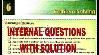 DAV | CLASS 8 | COMPUTER | CHAPTER 6 | PROBLEM SOLVING | SOLUTION | SHORT NOTES | ASSIGNMENT