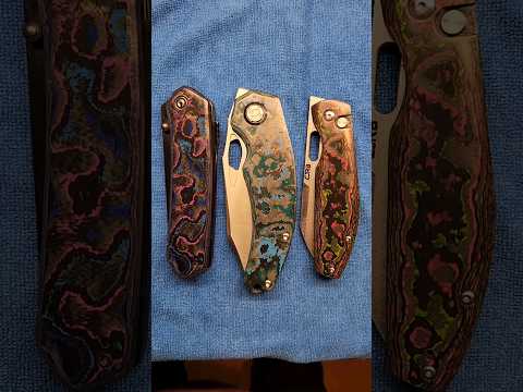 Three One Of A Kind Carbon Fiber Knives!!