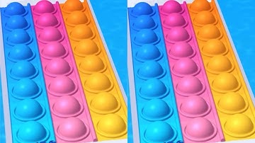 Pop it Run | satisfying and relaxing ASMR game play video