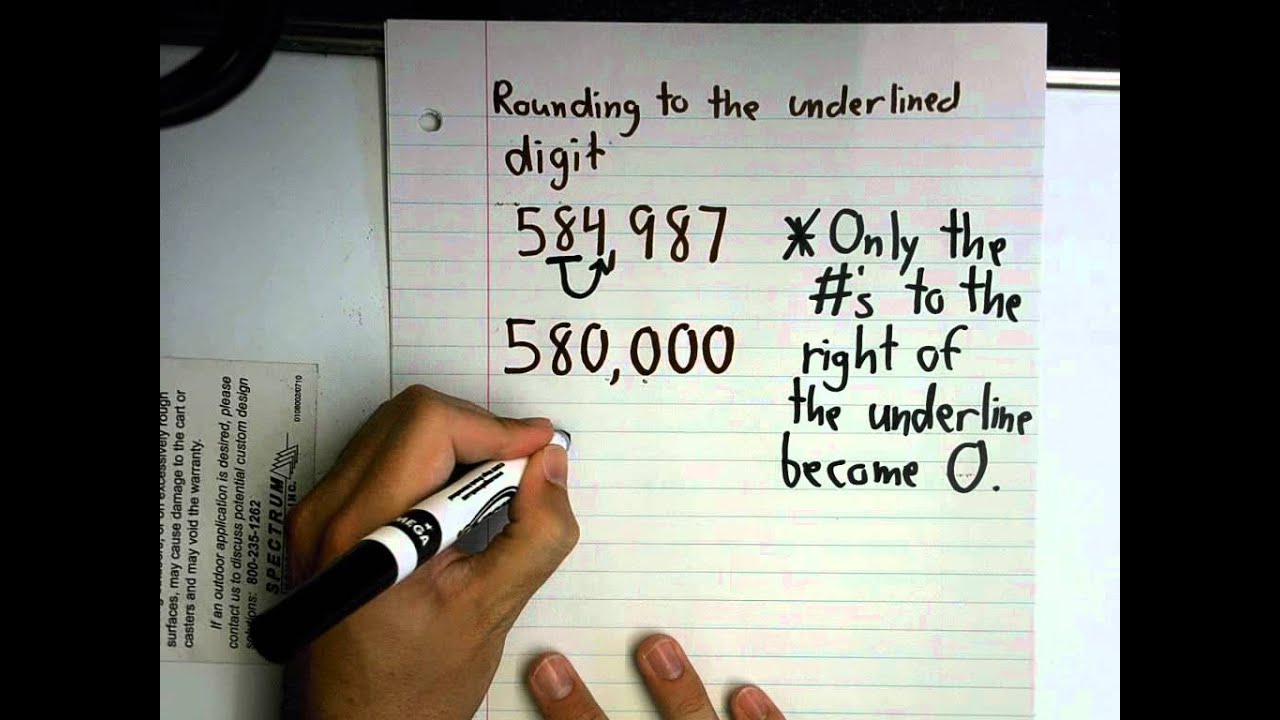 Rounding Numbers To The Nearest Thousands and Millions - YouTube