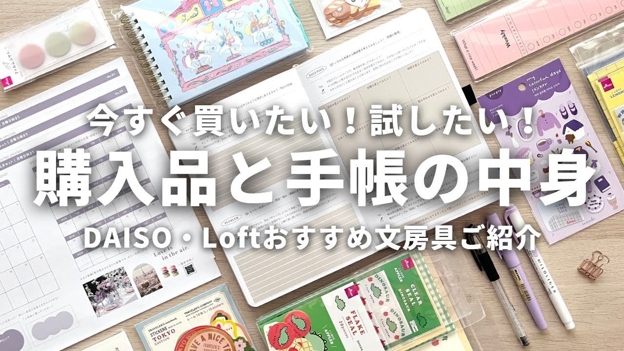 [Купленные товары DAISO/LOFT] Рекомендуемые японские канцелярские товары