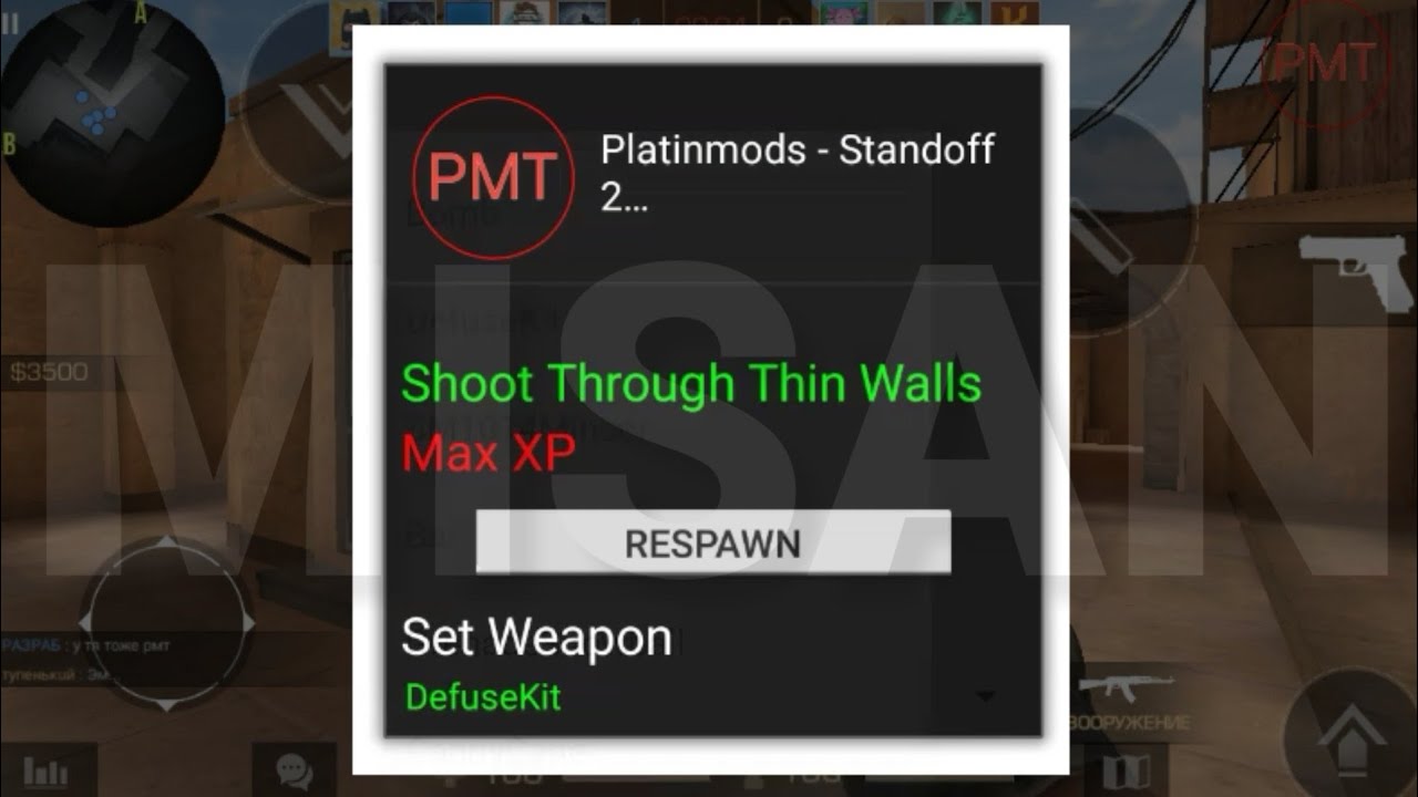 [No ROOT]Free hack pmt standoff 2 0.10.11/aim/skin changer/no recoil