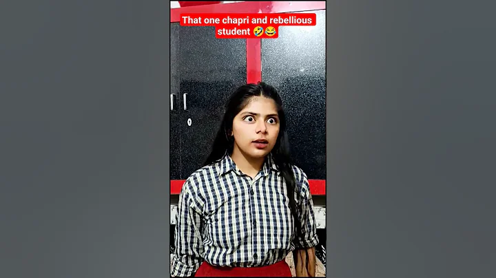 That one chapri and rebellious student😂#@Kajalrajput50#funny#comedy#viral#trending#youtubeshorts