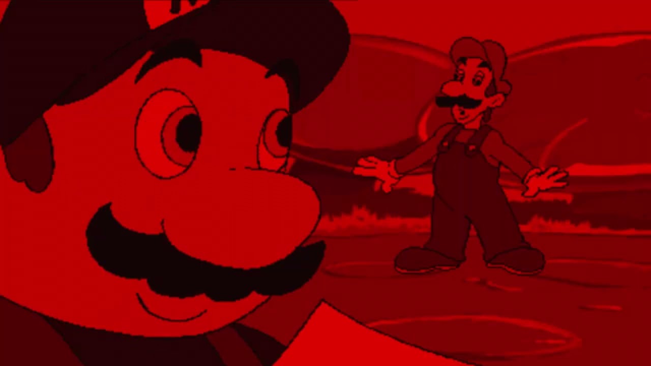 Hotel Mario Intro in Red Out