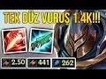 TEK DÜZ VURUŞLA 1.4K VURDUK!! JAXIMUM HASAR BUİLD!! MAX SALDIRI HIZI JAX JUNGLE!! | KFCEatbox