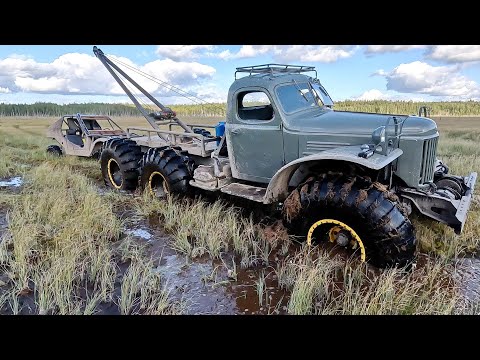 Видео: Едем на ЗиЛ-157 спасать багги! 2 дня эвакуации!