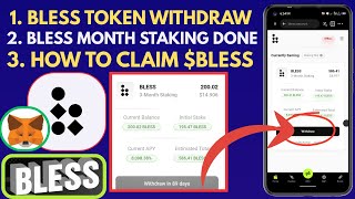 BLESS Network Chapter 0: Staking END – Final Withdrawal & Claim to Wallet Step by Step