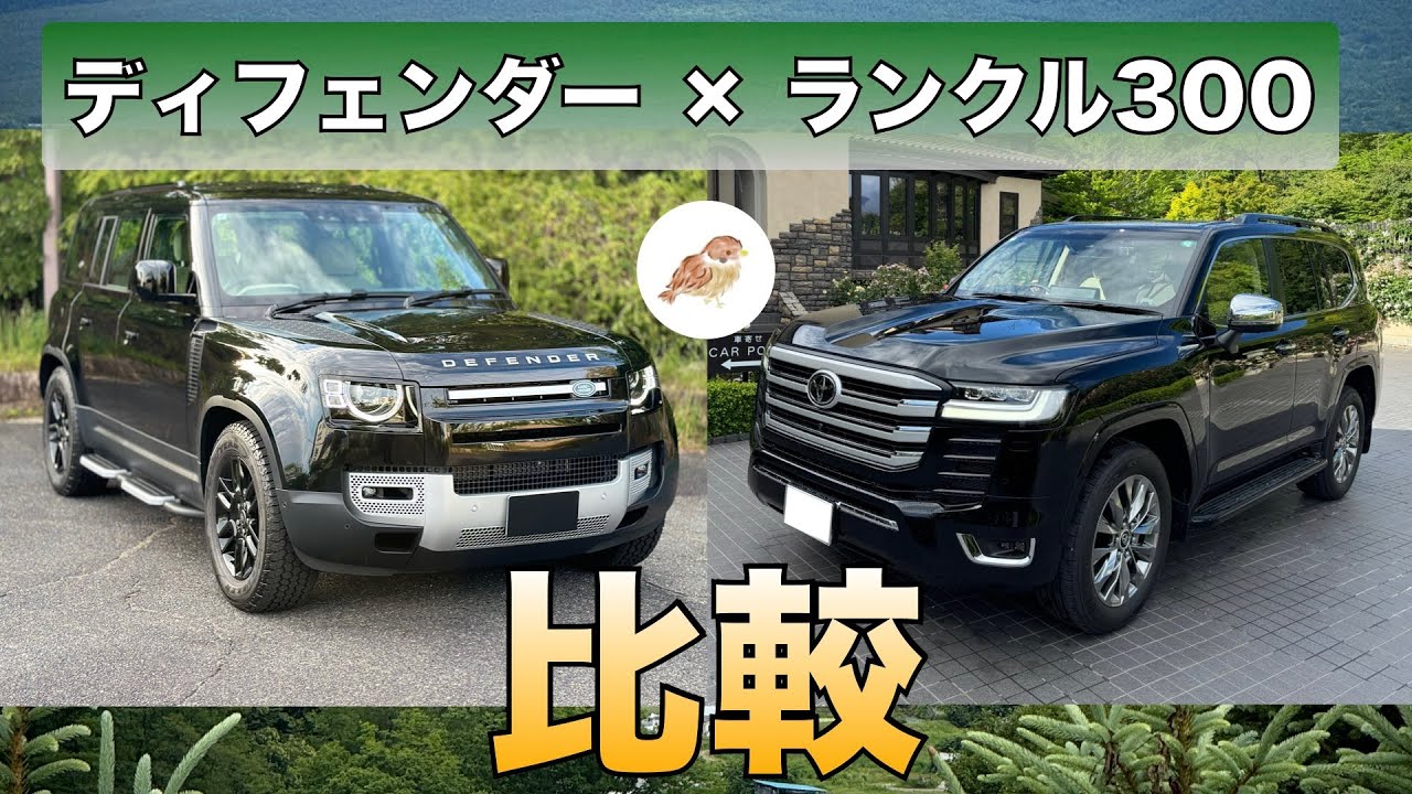 【比較動画】ランクル300とディフェンダー110SD300