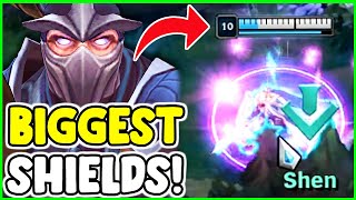 I Broke The WORLD RECORD For Biggest Shield Created In League Of Legends On AP Shen...