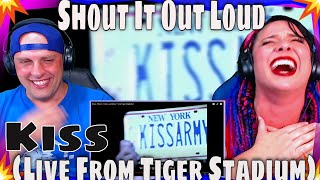 Kiss - Shout It Out Loud (Live From Tiger Stadium) THE WOLF HUNTERZ REACTIONS
