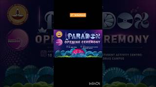 IITM Paradox Fest 2026 Hall #iitmadras #iit #iitm #iitmparadox
