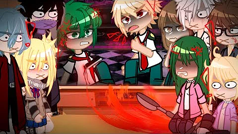 Pro heroes, LOV and Parents react to Deku is injured|| mha/bnha|| Gacha club/life || my au ||