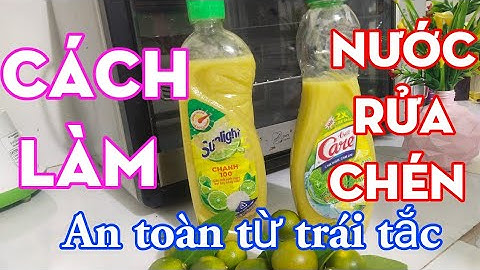Cách làm nước rửa chén tại nhà, tự nhiên an toàn từ những trái tắc | yêu thích ẩm thực