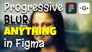 How to progressive blur anything in Figma
