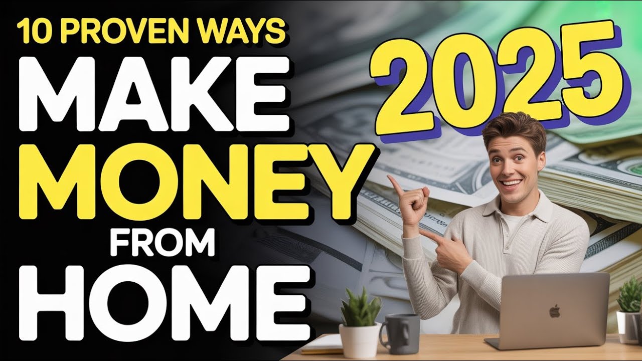 10 Proven Ways to Make Money From Home in 2025 - YouTube