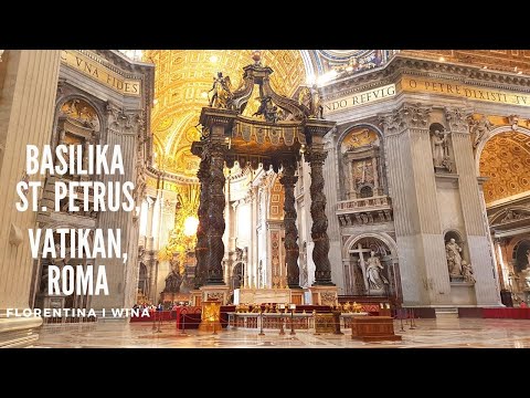 LANGSUNG MERINDING PAS MISA DI BASILIKA ST. PETRUS VATIKAN, ROMA | ARSITEKTUR NYA WOW! 🤩😇