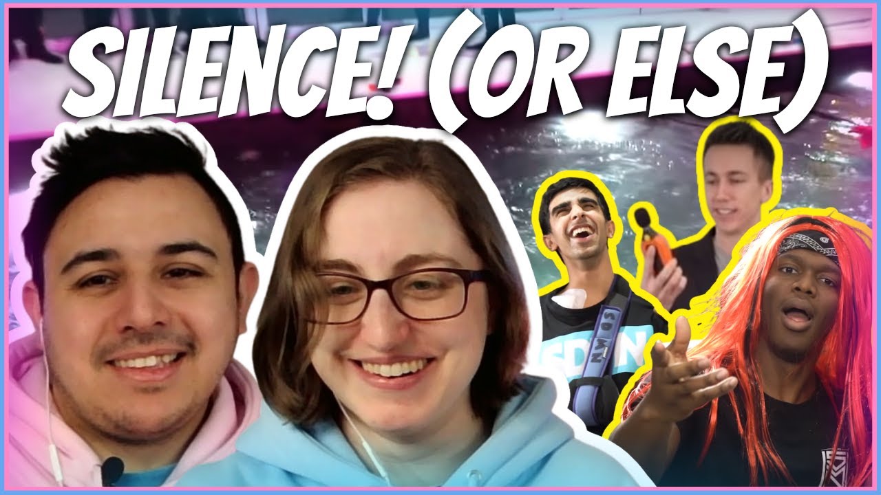 Sidemen - SILENT CHALLENGE! | Eli and Jaclyn REACTION!!