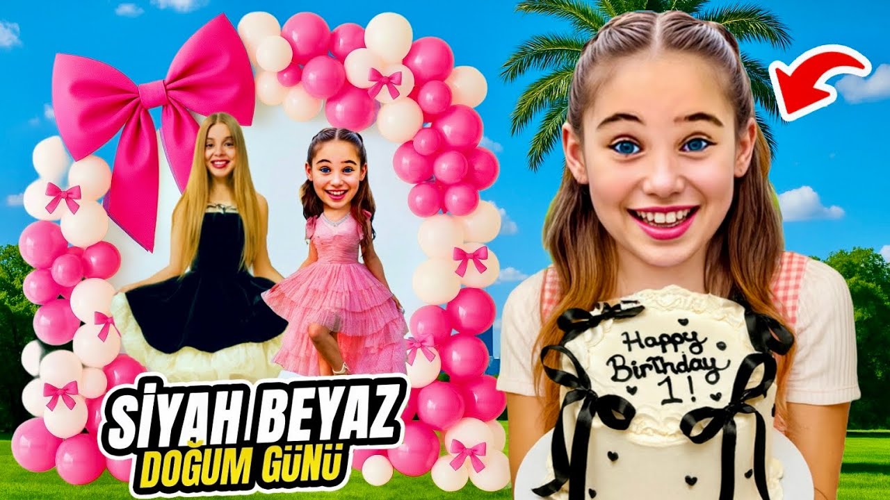 ELİF SİNEM SİYAH BEYAZ KONSEPT PARTİ !! 