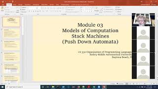 CS332 M03.1 Push Down Automata (Live)