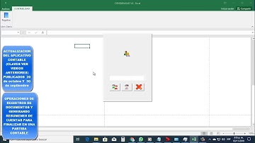 AVANCES DE APLICATIVO CONTABLE VBA EXCEL&ACCESS
