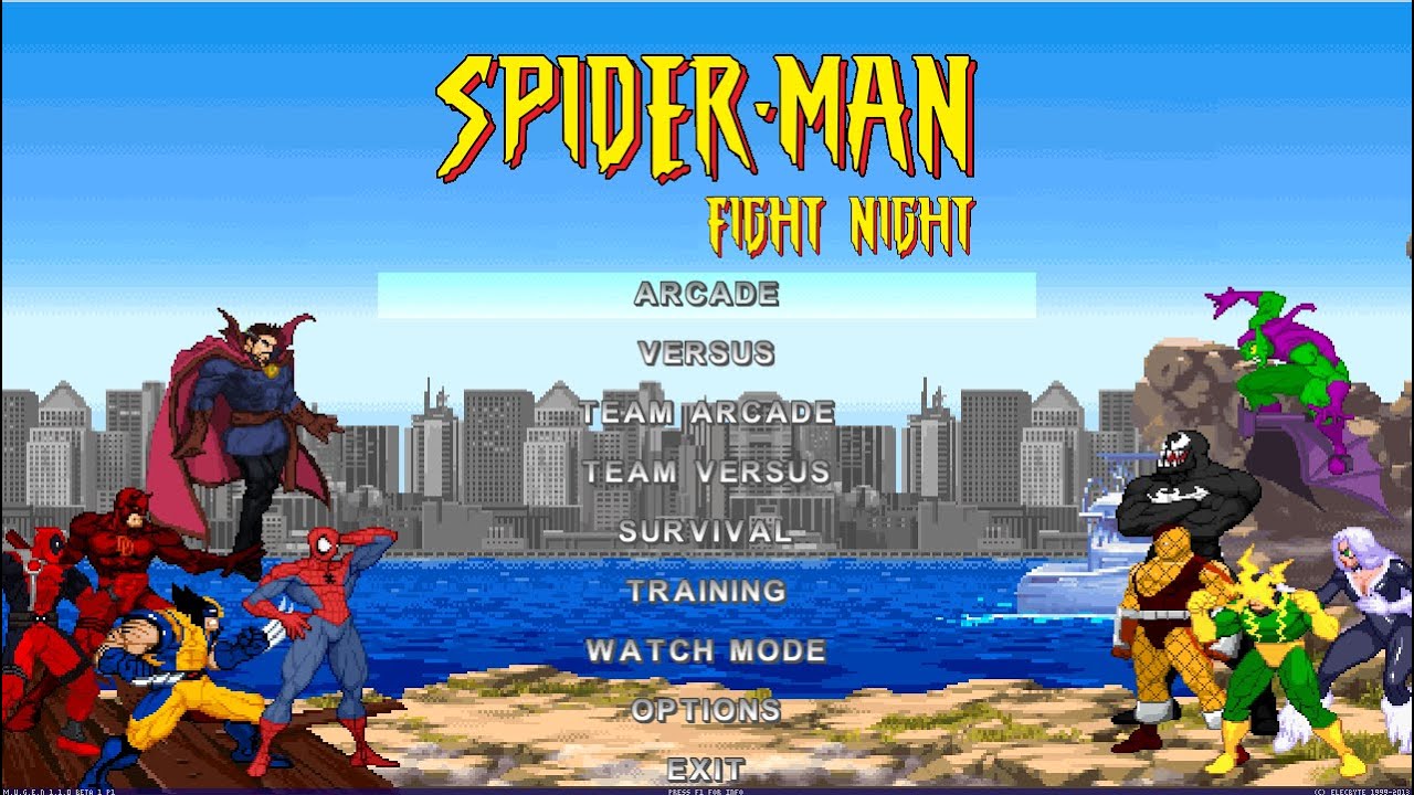 MUGEN GAME] Spider-Man: Fight Night - Compiled by Schurkin - YouTube