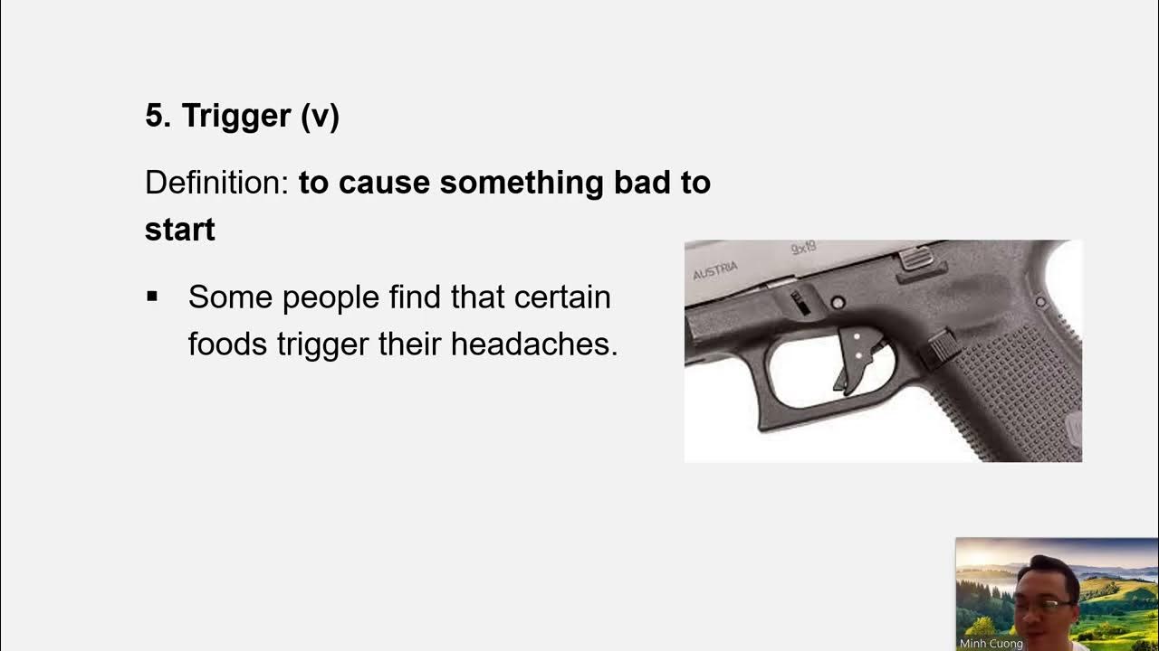 Meaning of trigger YouTube