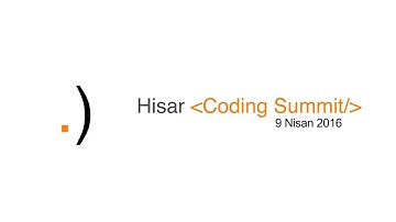 Hisar Coding Summit 2016 TR