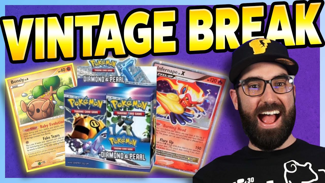 VINTAGE DIAMOND AND PEARL BASE SET BREAK!