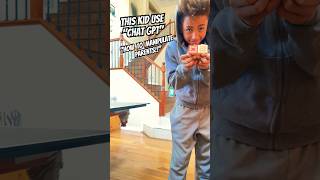 This kid use Chat GPT on how to get what he wants! #viral  #shorts #funny