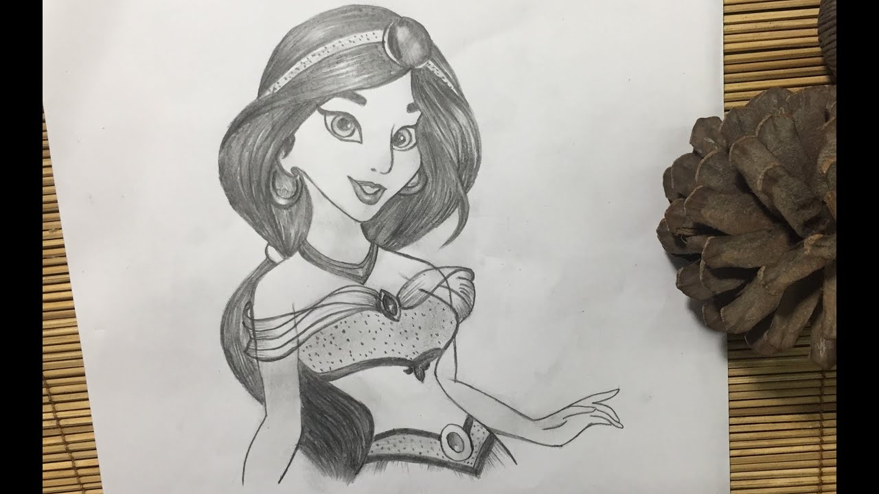 Princess Jasmine Line art Aladdin Genie Drawing princess jasmine white  face hand png  PNGWing