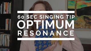 60 Second Singing Tip: Optimum Resonance | Arden Kaywin Vocal Studio
