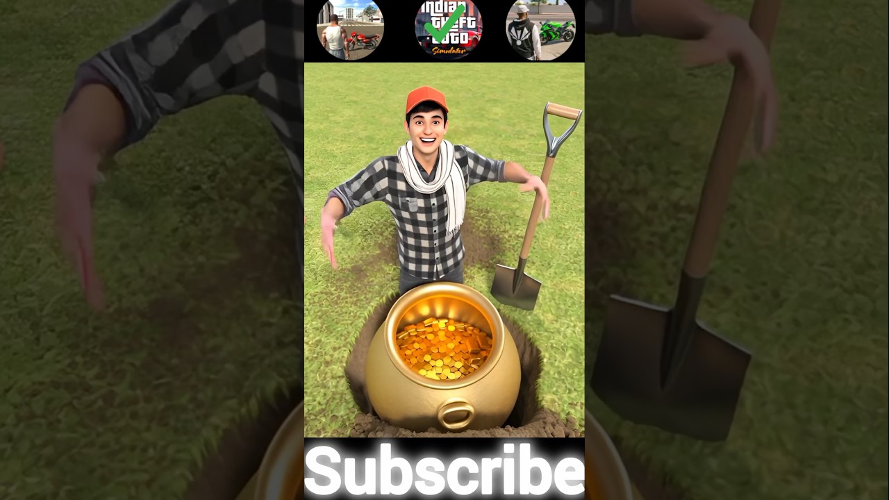 Gold Found Challenge 🏆 In Indian Bike eD Vs Ita Vs Gta5 🤯