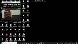 Python based Face recognition using 03 nos web cameras