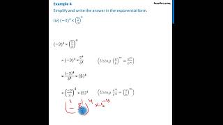 Example 4 (iv) - Simplify (iv) (-3)^4 × (5/3)^4 - Exponents Class 8 - Teachoo